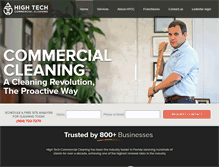 Tablet Screenshot of htccleaning.com
